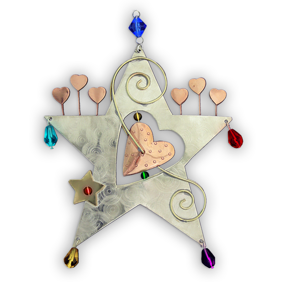 Rising Star - Handmade Ornament