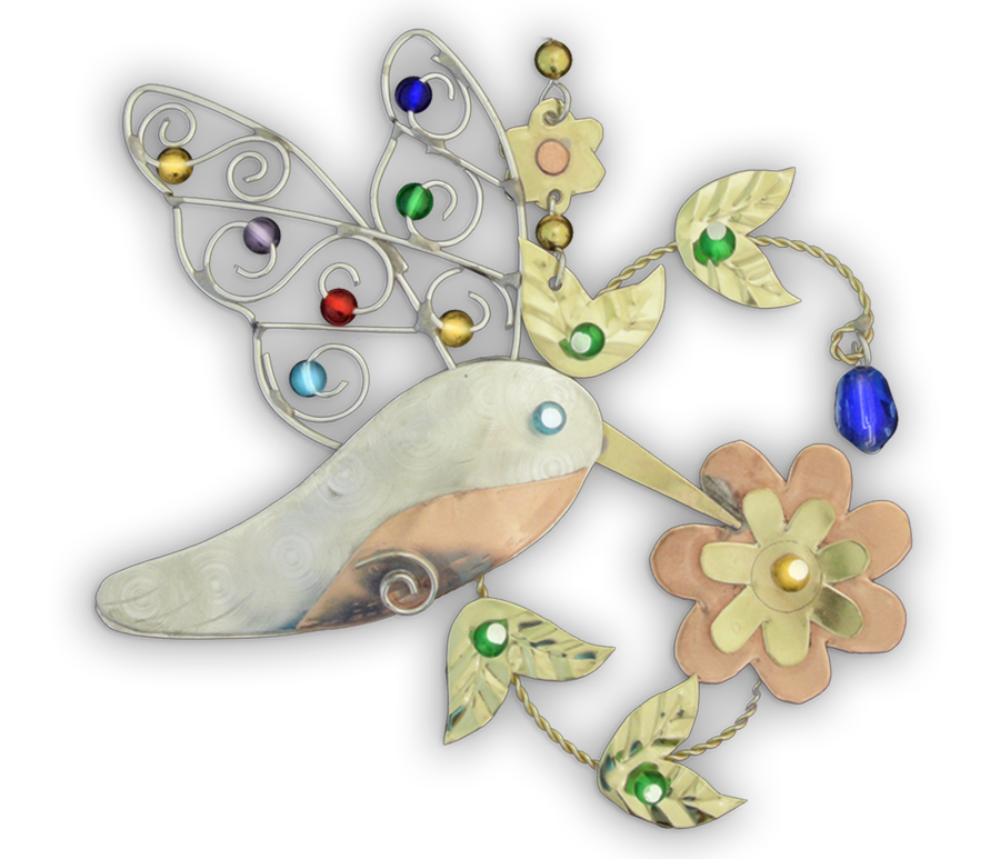 Hummingbird - Handmade Ornament