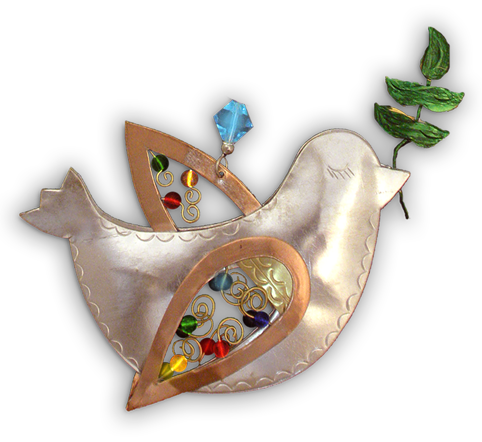 Peace Dove - Handmade Ornament