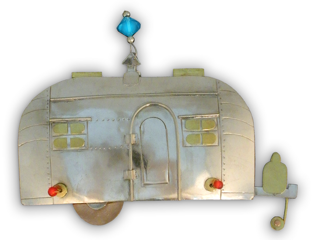 Happy Camper - Handmade Ornament