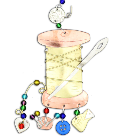 Needle & Thread - Handmade Ornament