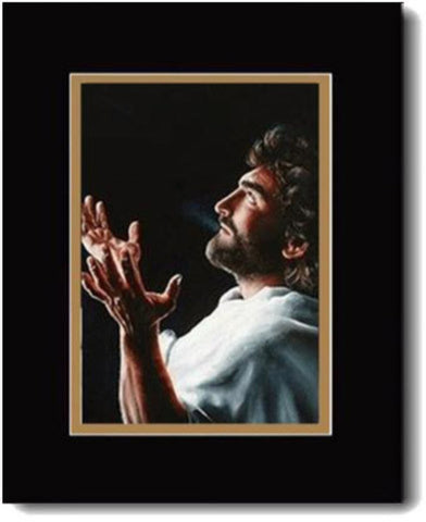 Father Forgive Them, Fine Art Archival Print, Prince of Peace Praying Profile, Akiane