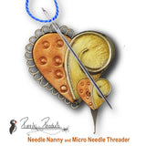 Inspire Heart, Micro or Long Eye Needle Threaders, Puffin