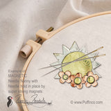Dragonfly, Magnetic Needle Nanny, Needle Keeper,  Puffin & Company