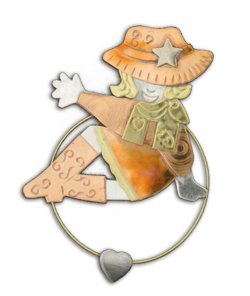 Howdy Cowgirl Clips-over-the-Page Bookmark