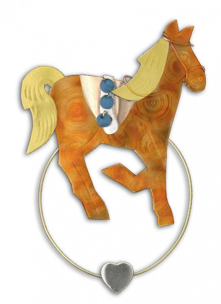 Saddle - Clip-over-the-Page - Bookmark @ www.art-soulworks.com