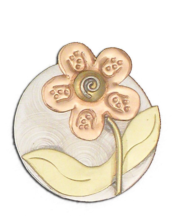 wildflower needle nanny keeper magnetized made with nickle, copper, brass 715-009 