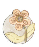 wildflower needle nanny keeper magnetized made with nickle, copper, brass 715-009 