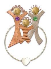 Three's Company Bookmark,  Clip-Over-The-Page BookArt