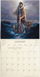 Jesus, Light of the World Calendar honors Jesus our Prince of Peace purchase from  www.Art-SoulWorks.com