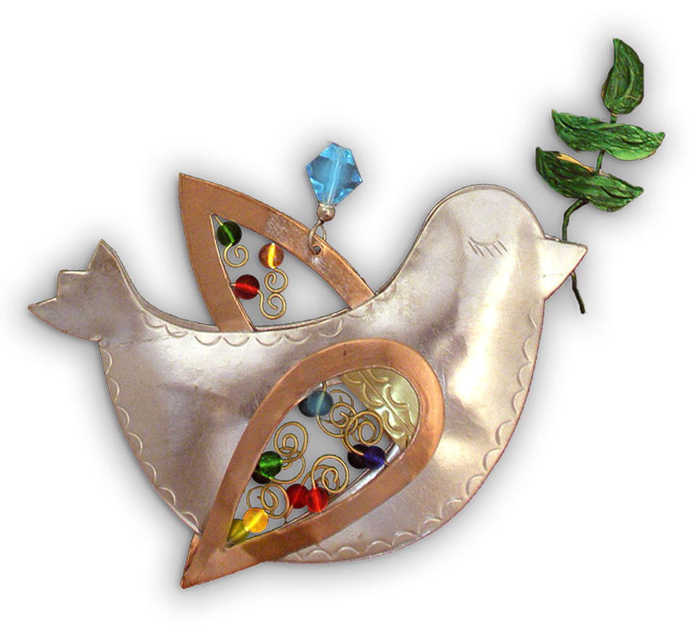 Peace Dove  - Handmade Ornament