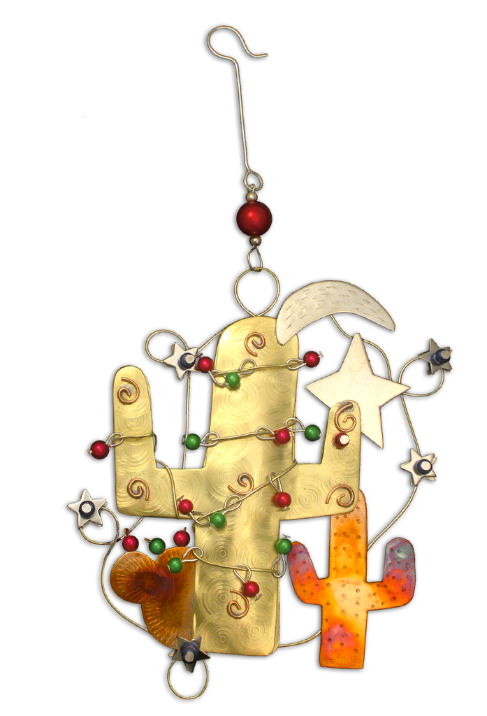 Sassy Saguaro Cactus  - Handmade Ornament