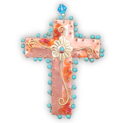 Rustic Cross - Handmade Ornament