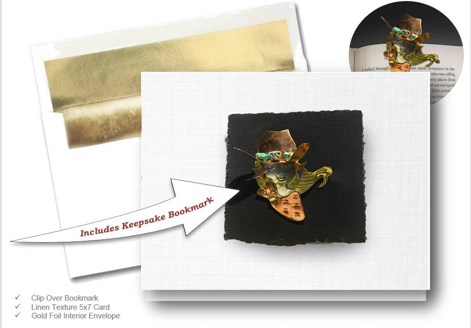 Note Card and bookmark easy to mail set
