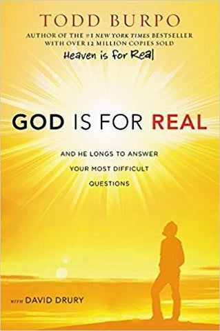 God is for Real, Autographed, Hard Cover,  by Todd Burpo