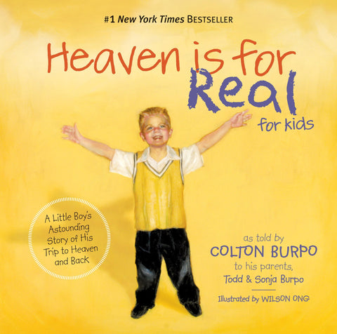 Heaven Is for Real for Kids illustrated hardcover picture book cover