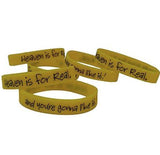 Heaven is for Real - Your Gonna Like it - HIFR Yellow Wristband  5 pack
