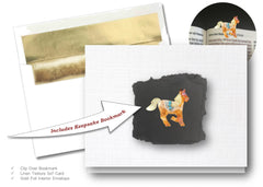 Horse, Book Lovers Card & Bookmark Mailable Gift Set