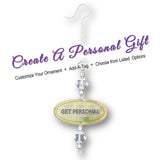 Personalized Ornament Hang Tag & Name Drop,