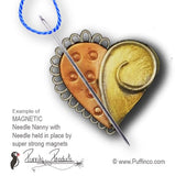 Inspire Heart, Magnetic Mini Minder-Needle Nanny, Puffin & Company