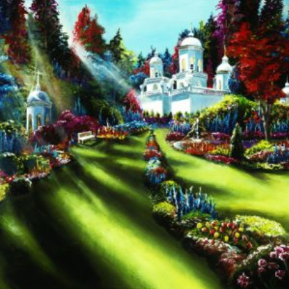 Supreme Sanctuary, painting of Heaven by Akiane Kramarik
