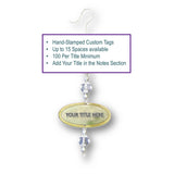 example of custom hand stamped hand tag