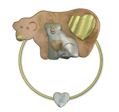 Bear & Cub - Clips-Over-The-Page - Bookmark