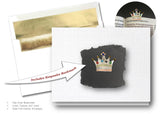 Jeweled Crown, Book Lovers Card & Bookmark Gift Set featuring - Jeweled Crown, BookArt Bookmark