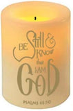 LOVE, Flickering Flameless Scripture Candle