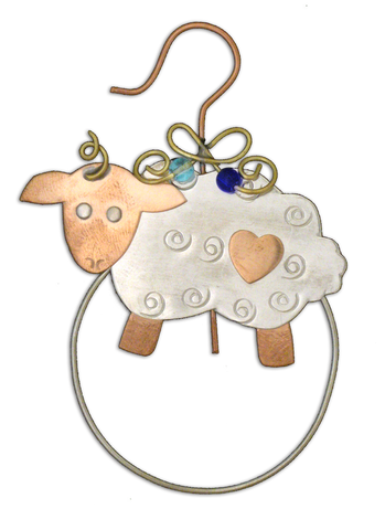 Little Lamb Clips-Over-The-Page Bookmark