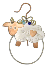 Little Lamb Clips-Over-The-Page Bookmark