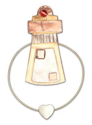 Lighthouse - Clips-over-the-Page - Bookmark