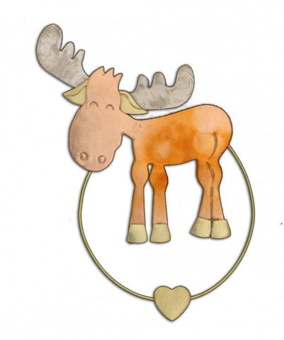Murphy Moose - Clip-over-the-Page - Bookmark @ www.art-soulworks.com