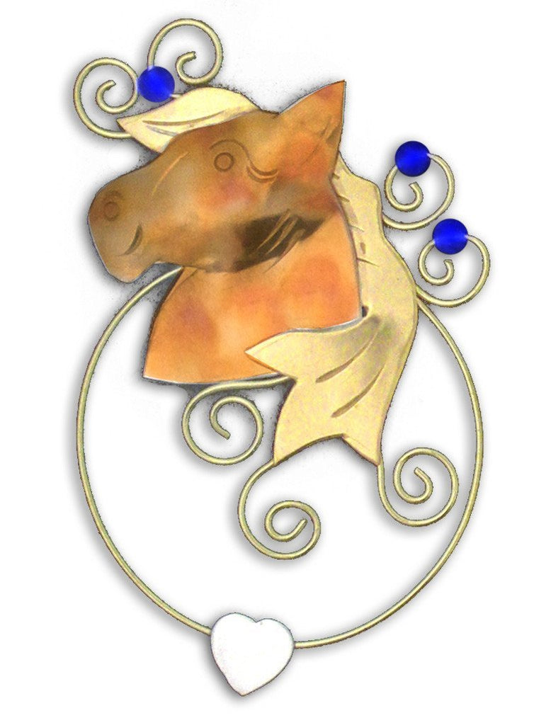 Proud Pony - Clip-over-the-Page - Bookmark @ www.art-soulworks.com